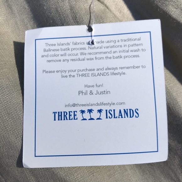 Three Islands Linen Jacket Tan Medium NWT $189 - Picture 10 of 10